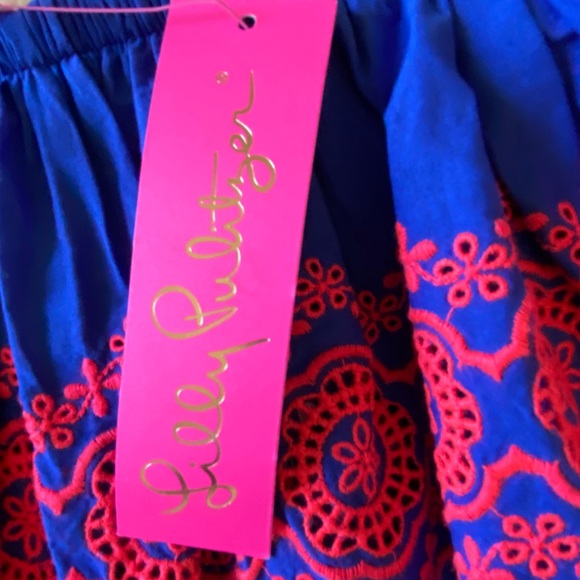 NWT Lilly Pulitzer Kalama Off-the-Shoulder Smocked Dress - Picture 8 of 14